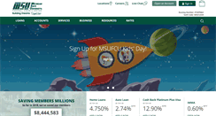 Desktop Screenshot of msufcu.org